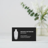 Carte De Visite Chaîne en métal de cocktail (Debout devant)