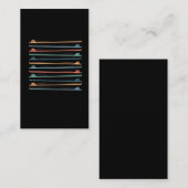 Carte De Visite Chaîne Instrument Bows Violon Fiddle Cello Player (Devant / Derrière)