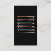 Carte De Visite Chaîne Instrument Bows Violon Fiddle Cello Player (Devant)