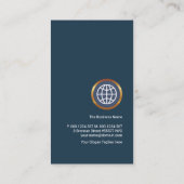 Carte De Visite Chaîne logistique Creative Gold Arrow (Dos)