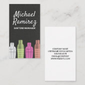 Carte De Visite Chaînes de cocktails (Devant / Derrière)