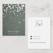 CARTE DE VISITE CHAÎNES DE LUMIÈRE GRAY EN PIERRE ÉTUDIANT LE BUS  (Devant / Derrière)