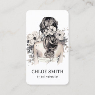 Carte De Visite Chaire de mariée Mariage spécialiste de l'aquarell