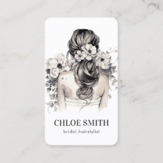 Carte De Visite Chaire de mariée Mariage spécialiste de l'aquarell