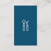 Carte De Visite Chaire et outils pour dentiste (Dos)