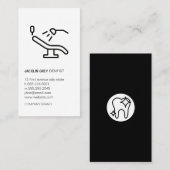 Carte De Visite Chaise dentiste (Devant / Derrière)