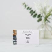 Carte De Visite Chaise du salon de coiffure un - finition de (Debout devant)