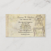 Carte De Visite Chaise vintage (Dos)