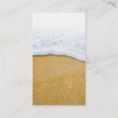 Carte De Visite Chaises de plage Coastal Condo Home Location (Dos)