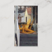 Carte De Visite Chaises Rocheuses Adirondack Jaune (Dos)
