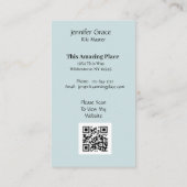 Carte De Visite Chakra Énergie Soins Spirituels (Dos)