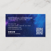 Carte De Visite Chakra moderne guérison/méditation Sociétés et cod (Dos)