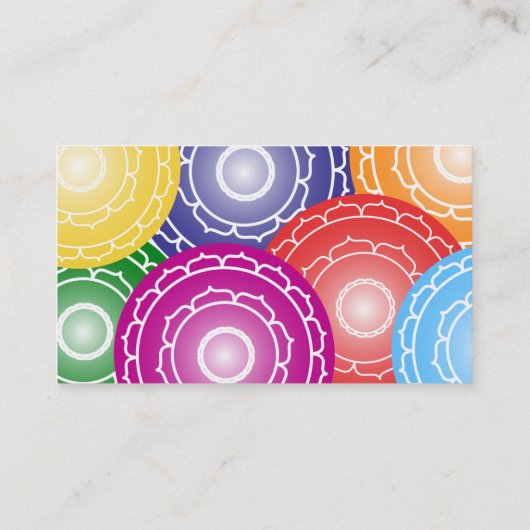 Carte De Visite Chakra Yoga (Dos)