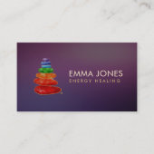 Carte De Visite Chakra Zen Stones Énergétique Crystal Healing (Devant)