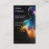 Carte De Visite Chakras | Auras humains | Energy Healer (Devant)