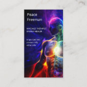 Carte De Visite Chakras | Auras humains | Energy Healer (Devant)