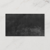 Carte De Visite Chalboard de l'entraîneur de tennis (Dos)