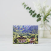 Carte De Visite Chalet suisse (Debout devant)