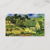 Carte De Visite Chalets à chaume, Cordeville par Vincent van Gogh (Dos)