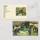 Carte De Visite Chalets à Jorgus par Vincent van Gogh (Devant / Derrière)