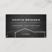 Carte De Visite Chaleur de construction générale moderne (Devant)