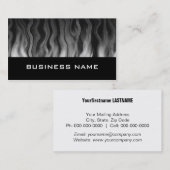Carte De Visite chaleur fumée ~ bc (Devant / Derrière)