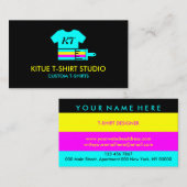 Carte De Visite Chaleur Transfert Vêtements Vinyle Vêtements Impri (Devant / Derrière)