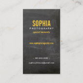 Carte De Visite Chalkboard Cute Inséparables Floral Business Desig (Dos)