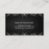 Carte De Visite Chalkboard Retro Black Professional (Dos)