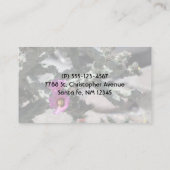 Carte De Visite Challa Cactus en fleurs (Dos)