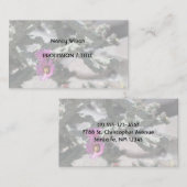 Carte De Visite Challa Cactus en fleurs (Devant / Derrière)