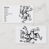 Carte De Visite Chaman de loup (Devant / Derrière)