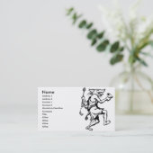 Carte De Visite Chaman de loup (Debout devant)