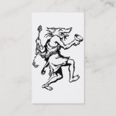 Carte De Visite Chaman de loup (Dos)