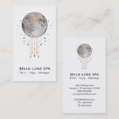 Carte De Visite Chaman lunaire d'univers de lune cosmique de *~* (Devant / Derrière)