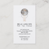 Carte De Visite Chaman lunaire d'univers de lune cosmique de *~* (Dos)