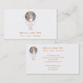 Carte De Visite Chaman lunaire d'univers de lune de cosmos de *~* (Devant / Derrière)