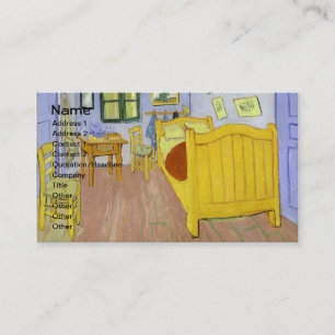 Carte De Visite Chambre à Arles (F482) Van Gogh Fine Art
