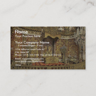 Carte De Visite Chambre à coucher royale, château de