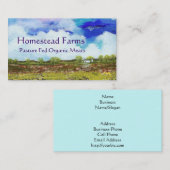 Carte De Visite Chambre abstraite glorieuse de grange de ferme (Devant / Derrière)