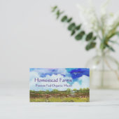 Carte De Visite Chambre abstraite glorieuse de grange de ferme (Debout devant)