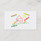 Carte De Visite Chambre de crayon, (Dos)