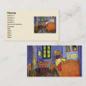 Carte De Visite Chambre de Vincent à Arles par Vincent van Gogh (Devant / Derrière)