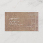 Carte De Visite Chambre et chien et chat se reposants d'animal (Dos)