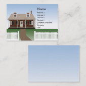 Carte De Visite Chambre - potelée (Devant / Derrière)