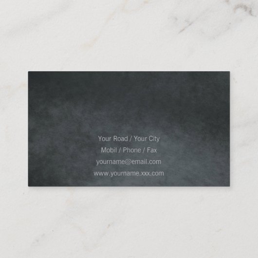 Carte De Visite Chambres de l'architecte | (Dos)