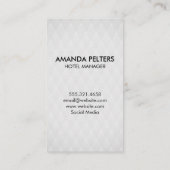 Carte De Visite Chambres d'hôtes | Hôtel (Dos)