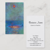 Carte De Visite Chambres du Parlement - Claude Monet (Devant / Derrière)