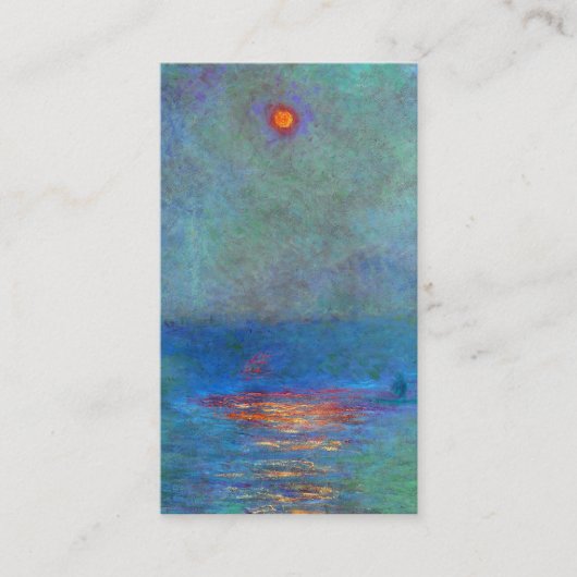 Carte De Visite Chambres du Parlement - Claude Monet (Devant)