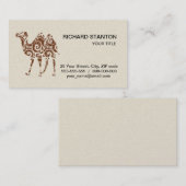 Carte De Visite chameau beige (Devant / Derrière)